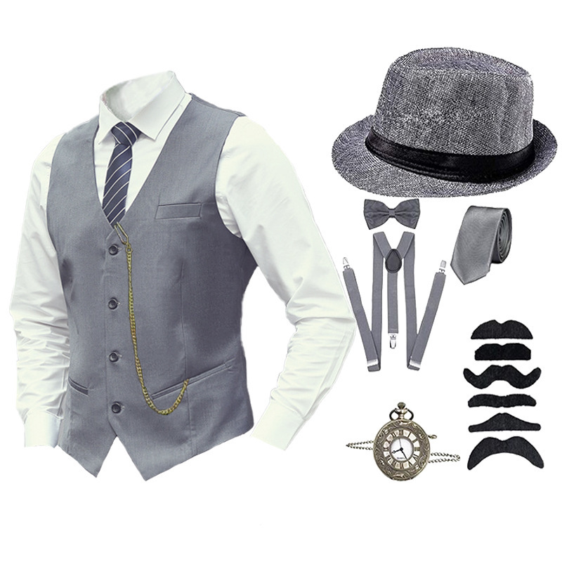 Men'S Accessories In The 1920S - 8 Parça Set 1920'ler Erkek Great