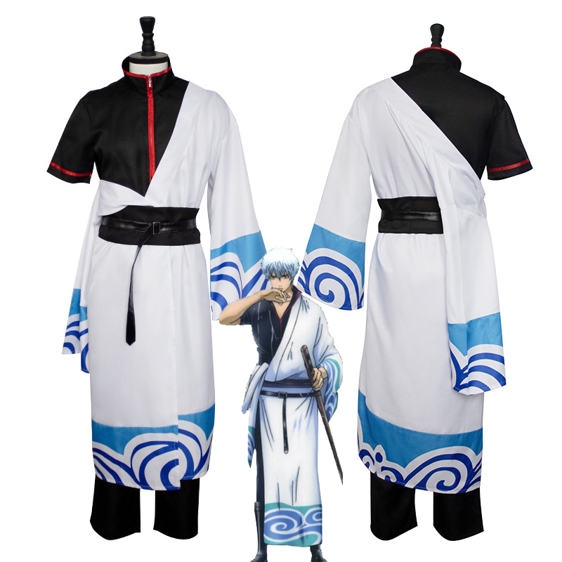 Men'S Kimono Accessories - Anime Gintama Cosplay kostüm Sakata Gintoki