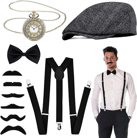 1920s Mens kostüm gangsteri kü - Men'S Accessories In The 1920S incelemesi ve fiyatı