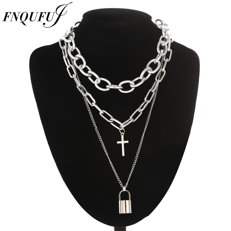 Katmanlı grunge estetik takı v - Men Accessories Neck Chain incelemesi ve fiyatı