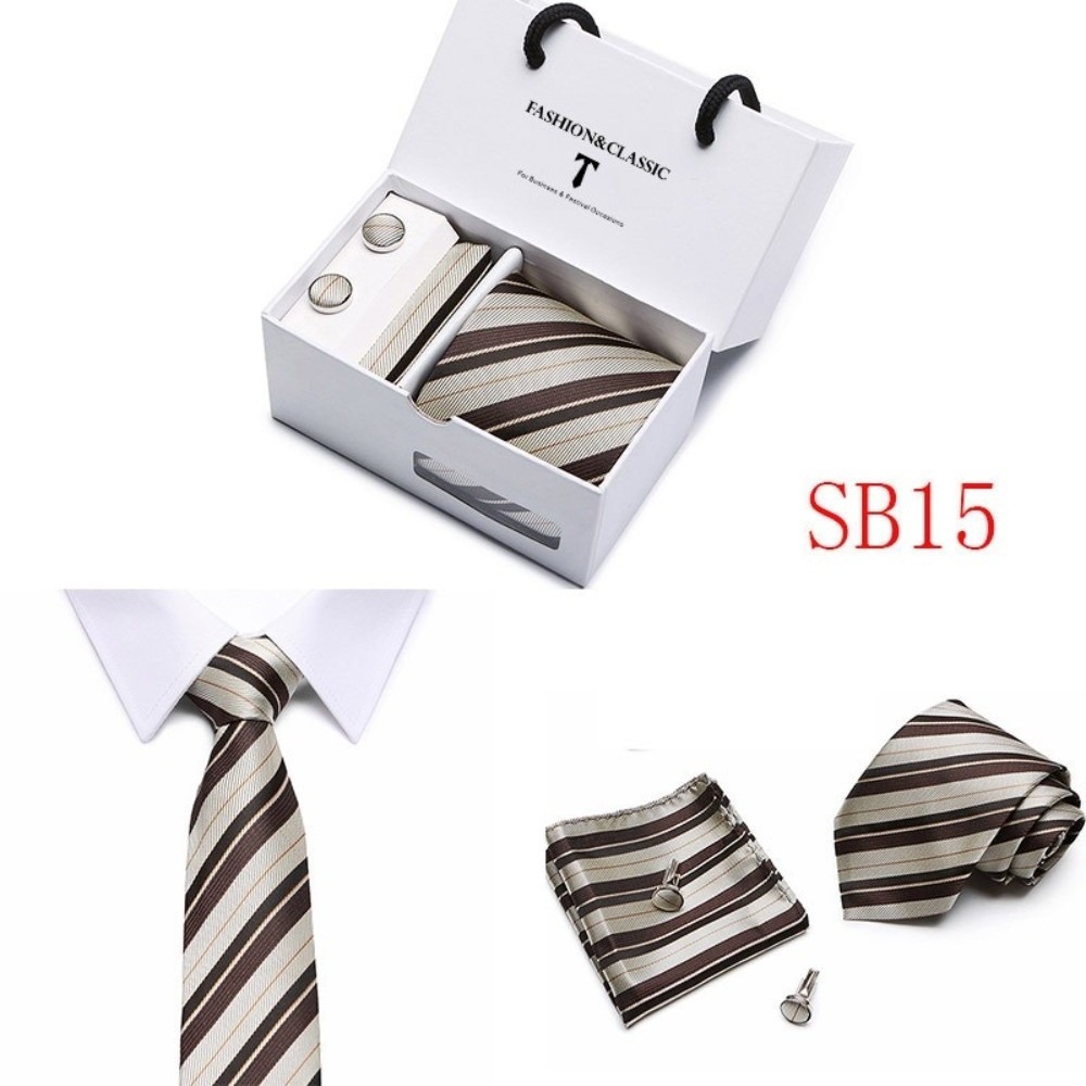 Lüks Dokuma İpek Jakarlı Krava - Neck Tie Set Box incelemesi ve fiyatı