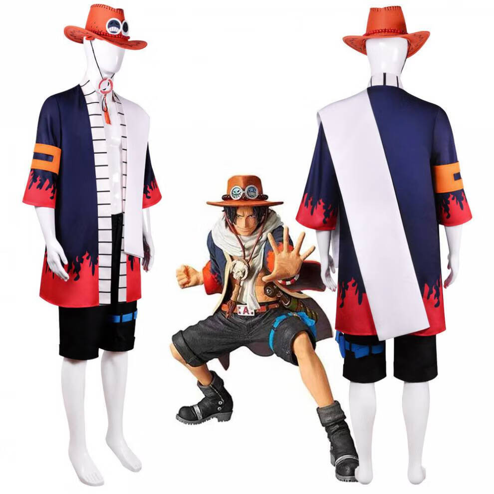 Anime Portgas D Ace Cosplay Ko - Men'S Kimono Accessories incelemesi ve fiyatı